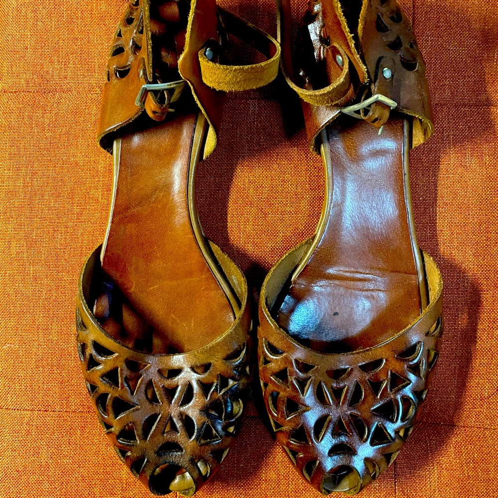 Real Leather Flats